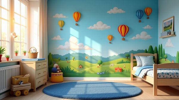 Des papiers peints uniques pour la chambre de votre garçon